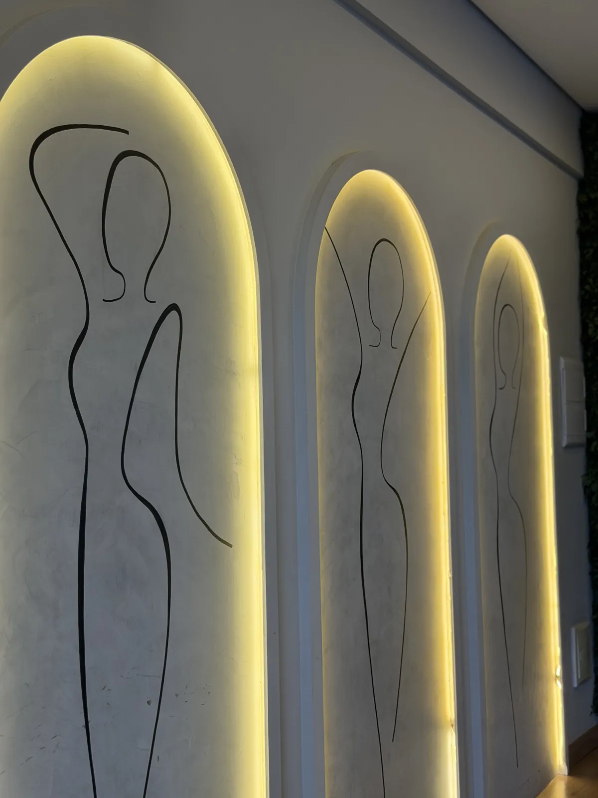Detalhe da arquitetura da clínica